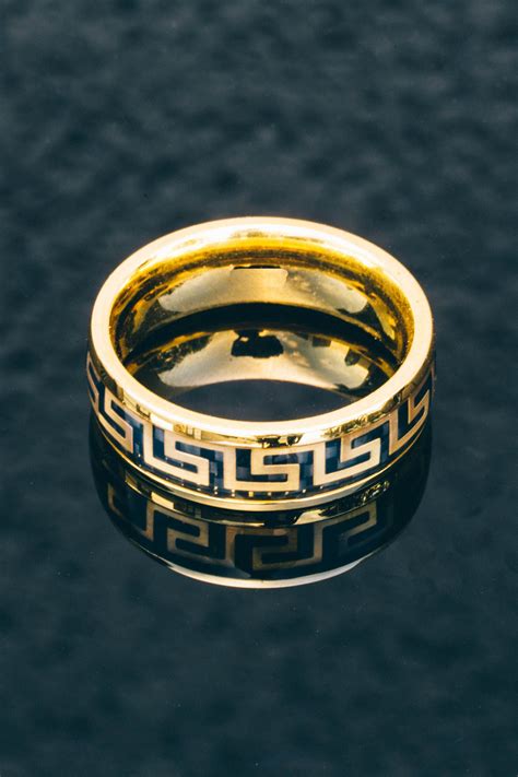 men versace chain|versace men's wedding rings.